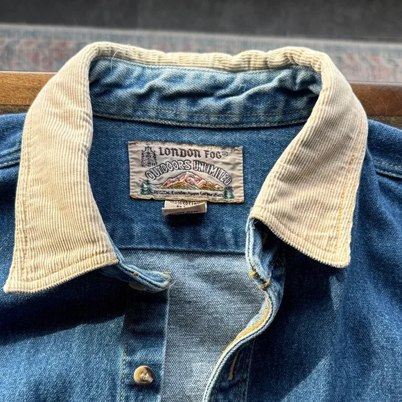 Vintage 1980s London Fog Denim Jacket – Made in Taiwan - Picture 3 of 10